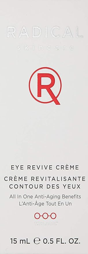 Radical Skincare Eye Revive Creme - 4 in1 Anti-Aging Solution Combats Wrinkles, Dark Circles, Puffiness, & Fine Lines - For All Skin Types Including Sensitive Skin - Paraben & Cruelty Free (0.5 Fl Oz)-BrightBean Baby