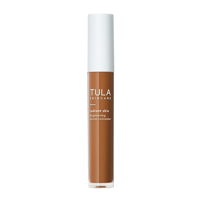 TULA Skin Care Radiant Skin Brightening Serum Concealer - Conceals Dark Circles & Discoloration, Longwearing & Crease-Resistant, Brightens the Appearance of Skin Over Time, Shade 160, 0.18 fl oz.-BrightBean Baby