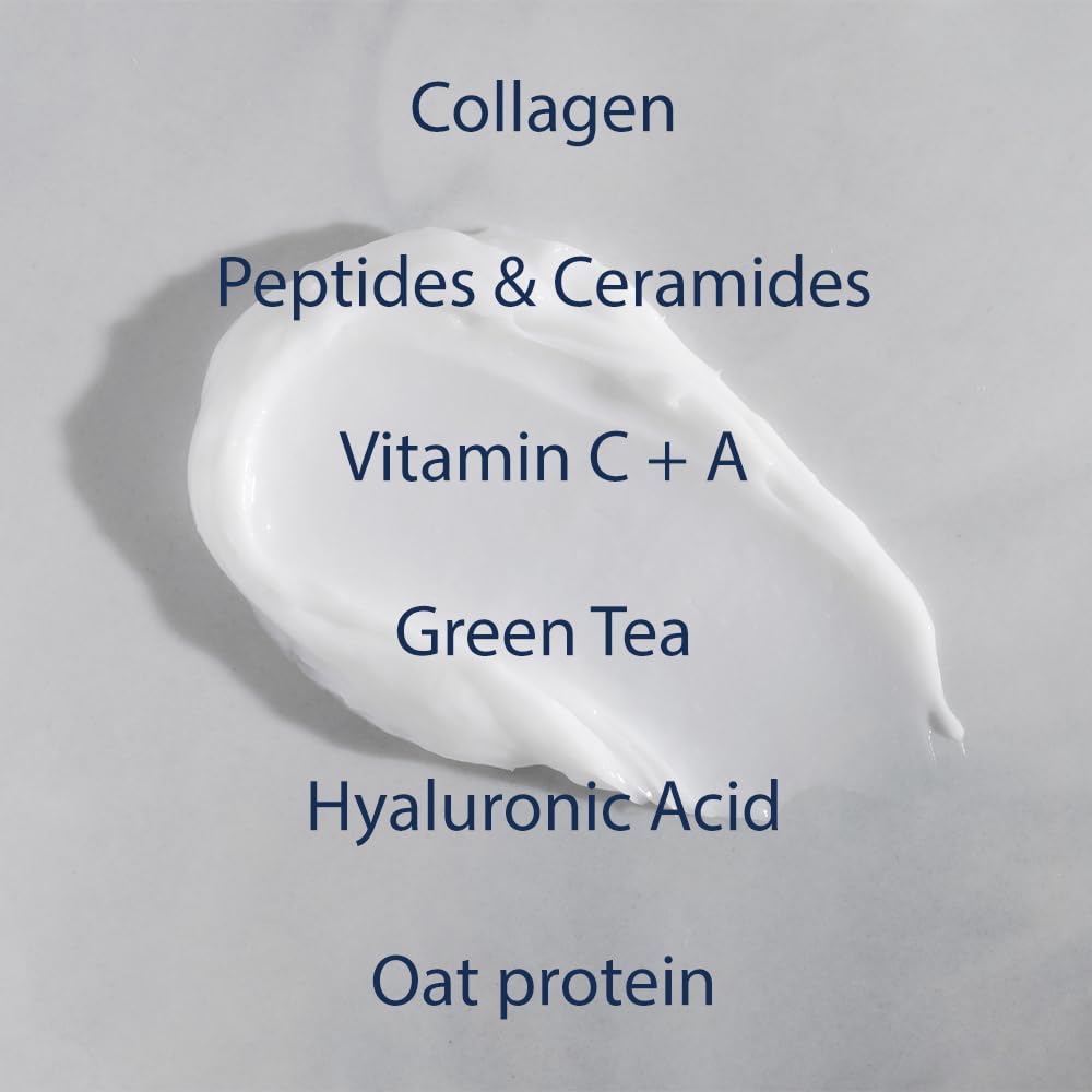 NAELI Face Moisturizer with SPF 30, Anti Aging Collagen & Peptide Cream, Reduces Wrinkles - Lightweight Skin Hydration with Hyaluronic Acid, Paraben Free & Non-Comedogenic Sunscreen, 3.4 oz-BrightBean Baby