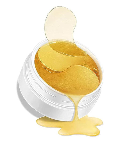 Under Eye Patches, 24K Gold Eye Masks, Eye Patches for Dark Circles and Puffiness, Reduce Under Eye Bags and Smooth Wrinkles, Eye Pads With Collagen(30 Pairs).-BrightBean Baby
