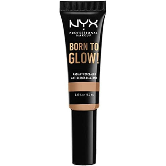 NYX PROFESSIONAL MAKEUP Born To Glow Radiant Concealer, Medium Coverage - Medium Olive-BrightBean Baby