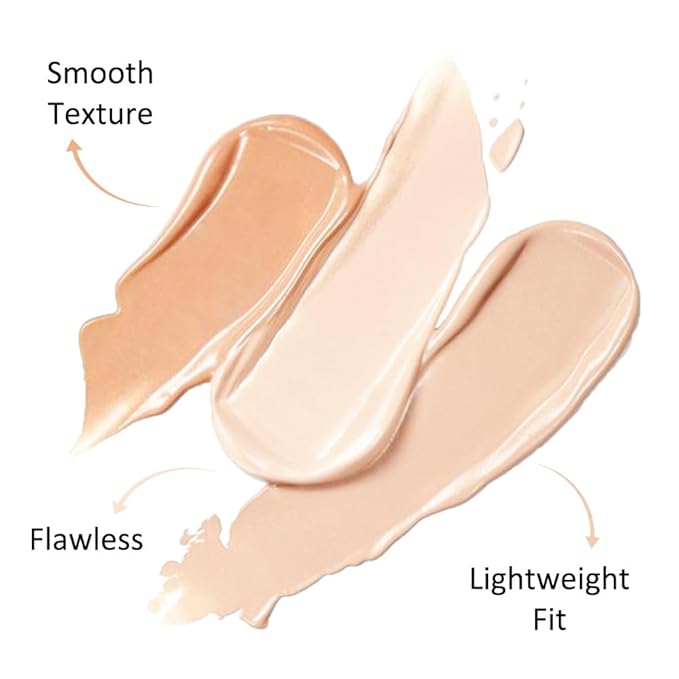 Kaely 2Pcs Tri Color Concealer Pot,Color Correcting Concealer for Dark Circles Spots,Cream Concealer Full Coverage,Foundation Contour Makeup Palettes,under Eye Brightener corrector de ojeras,01-BrightBean Baby