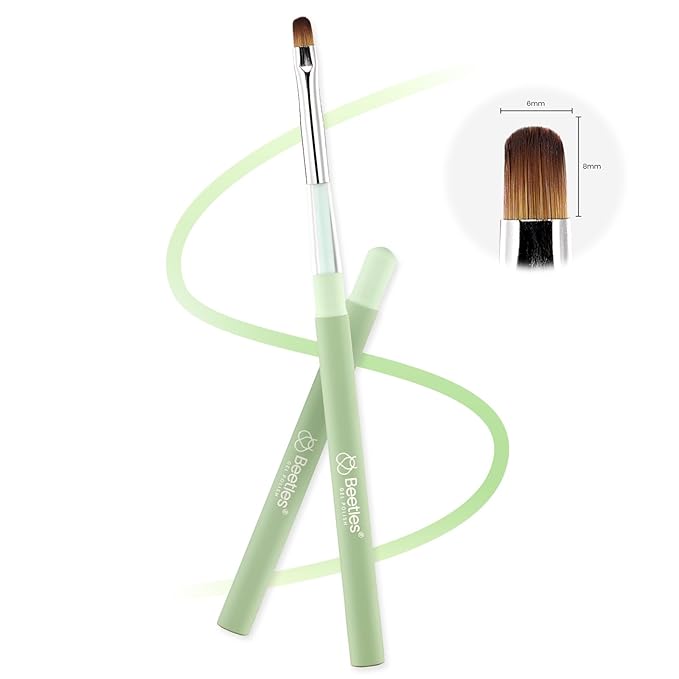 Beetles Nail Art Brushes, Clean Up Brush Gel Polish Nail Art Design Pen Painting Tools Fingernail Brush Nail Cleaning Brush Nail Art Liner Brush and Nail Dotting Pen Salon Diy at Home-BrightBean Baby