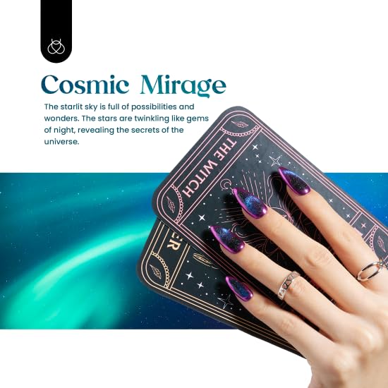 Beetles Cat Eye Gel Polish Set - 24Pcs 20 Colors Glitter Dark Color Changing Gel Nail Polish Kit with Base Gel Glossy Matte Top Coat Soak off UV DIY Nail Art Salon Ombre Black Nails Gift-BrightBean Baby