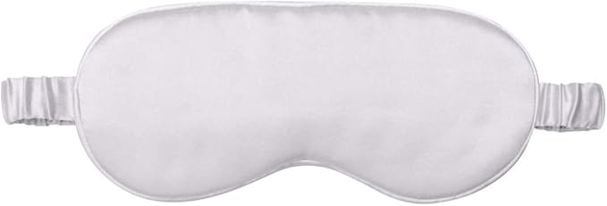 Silk Sleep Mask Light Blocking Luxury 100% Mulberry 19mm Silk Eye Mask Eye Cover Blindfold Ultra Soft Light & Comfy Anti Aging Skin Care with Travel Bag Gift Package-BrightBean Baby