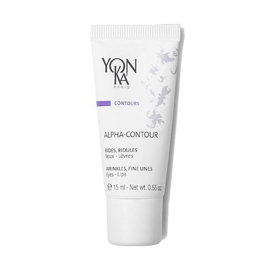 Yon-Ka Alpha-Contour Eye and Lip Cream (15ml) Anti-Wrinkle Regenerating Contour Creme, Naturally Soften Signs of Aging with Botanical Oil Blends and Fruit Acids, All Skin Types, Paraben-Free-BrightBean Baby