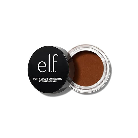 e.l.f. Putty Color-Correcting Eye Brightener, Under-eye Brightener & Primer Reduces Appearance Of Dark Circles, Vegan & Cruelty-Free, Rich-BrightBean Baby