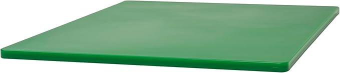 Winco Heavy-Duty Plastic Cutting Board, 15" x 20" x 1/2", Green