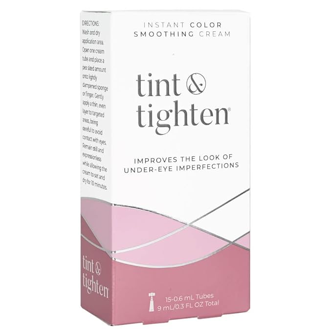 Tint and Tighten Color Smoothing Eye Cream for Wrinkles – Anti Aging Cream Visibly Reduces Under Eye Wrinkles – Eye Cream for Dark Circles and Puffiness – Instant Eye Bag Remover-BrightBean Baby