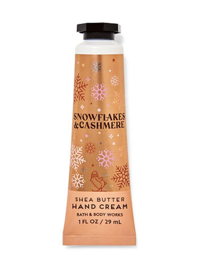 Bath & Body Works Snowflakes & Cashmere Shea Butter Travel Size Hand Cream 1oz (Package Artwork Varies)-BrightBean Baby