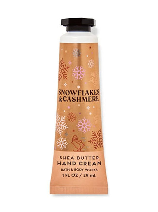 Bath & Body Works Snowflakes & Cashmere Shea Butter Travel Size Hand Cream 1oz (Package Artwork Varies)-BrightBean Baby