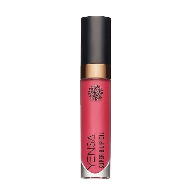 YENSA Super 8 Lip Oil, Natural Korean Moisturizing Gloss, No-Sticky Transparent Formula For Hydrating Lip Care (Boss Berry) .22 fl oz-BrightBean Baby