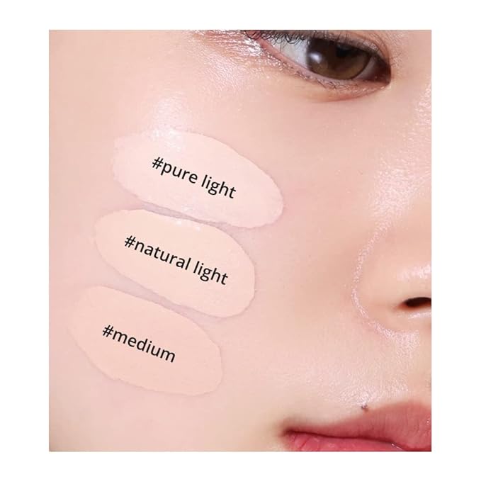 S2ND Zero Fit Matte Cushion Natural Coverage Foundation Air Cushion, Long-Lasting Hydrating Compact (#Pure Light (#17~19))-BrightBean Baby