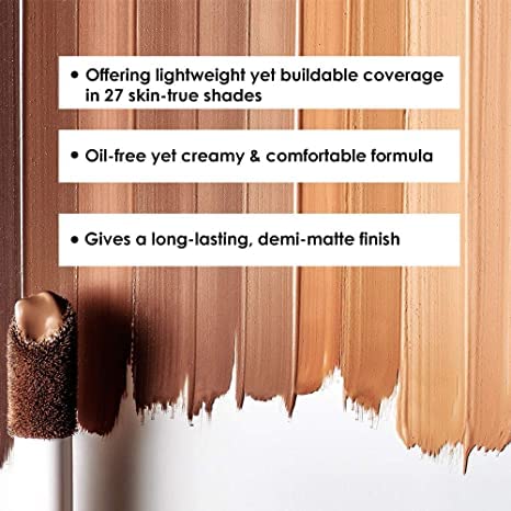 Makeup Revolution Conceal & Define Foundation, Cream Foundation Makeup, Full Coverage, For Medium Skin Tones, Vegan & Cruelty-Free, F10, 23ml-BrightBean Baby