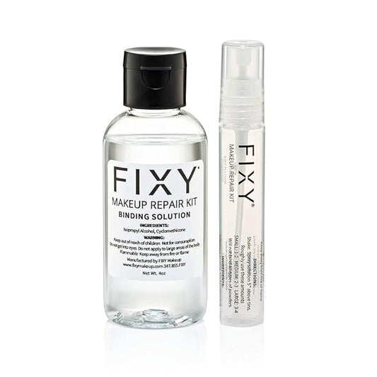 FIXY Makeup Repair Spray - Revive & Restore Pressed Powders, Eyeshadow, Blush, Bronzers & Highlighter | Retains Color | 4oz Vegan Solution, Fragrance-Free, Paraben-Free-BrightBean Baby