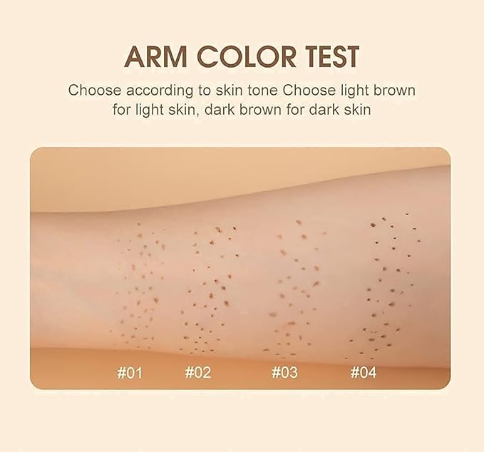 Freckle Pen 4 Colors Available, Natural Lifelike Freckle Makeup Pen, Waterproof Long Lasting Quick Dry - Light Brown, Natural Coffee, Chestnut, Dark Brown-BrightBean Baby