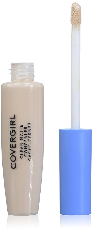 COVERGIRL - Clean Matte Concealer, Oil-Free, Lightweight Formula, Blendable, Natural-Looking Coverage, 100% Cruelty-Free-BrightBean Baby
