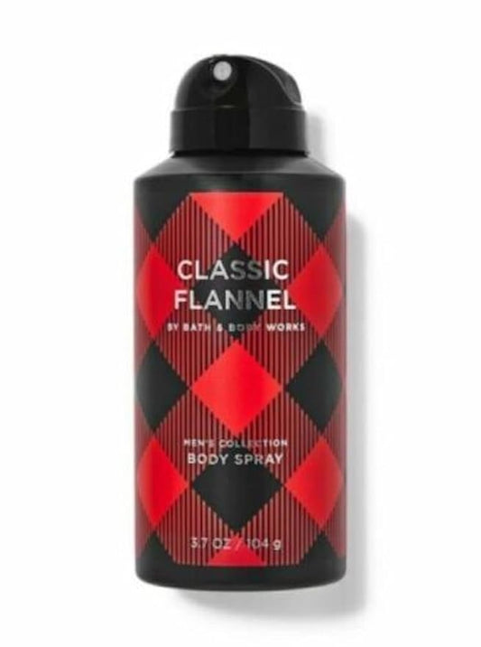 Bath & Body Works Classic Flannel for Men deodorizing Body Spray, 3.7 Ounce (Classic Flannel)-BrightBean Baby