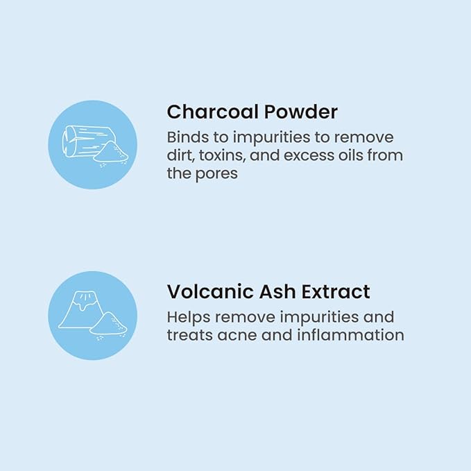 FACETORY K Beauty Face Mask Skin Care - LET'S TALK DETOX PURIFYING Sheet Mask with Charcoal & Volcanic Ash | Pore Refining Charcoal Face Mask (5 Pack)-BrightBean Baby