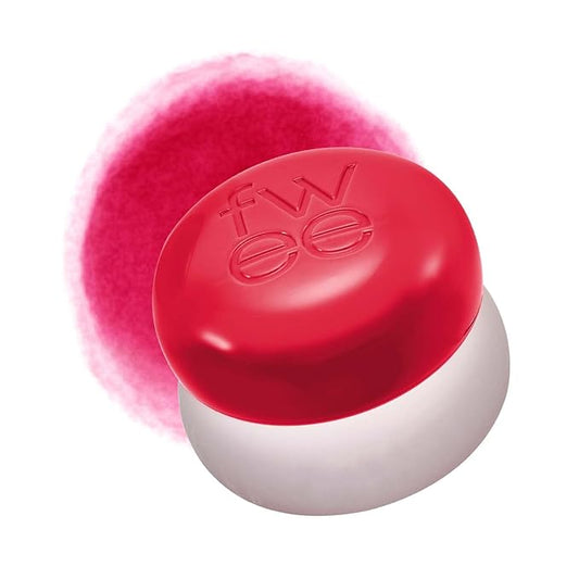 Lip&Cheek Blurry Pudding Pot | Reddish Moment - Mule | Makeup Blush, Buildable Lightweight, Multi-Use Soft Matte Finish | 5g-BrightBean Baby