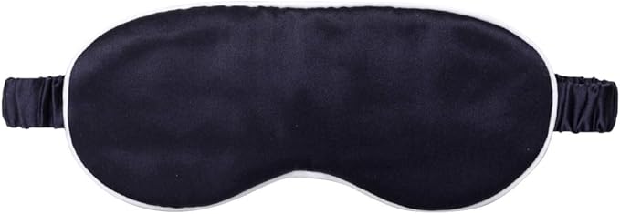 Silk Sleep Mask Light Blocking Luxury 100% Mulberry 19mm Silk Eye Mask Eye Cover Blindfold Ultra Soft Light & Comfy Anti Aging Skin Care with Travel Bag Gift Package-BrightBean Baby