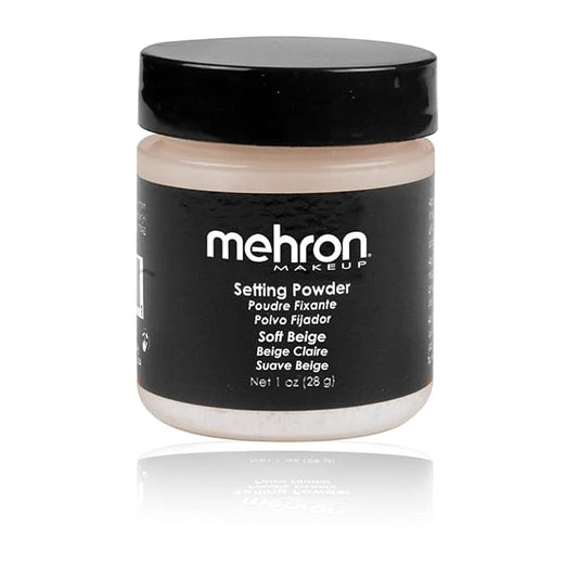 Mehron Ultrafine Setting Powder - Soft Beige 1 oz.-BrightBean Baby