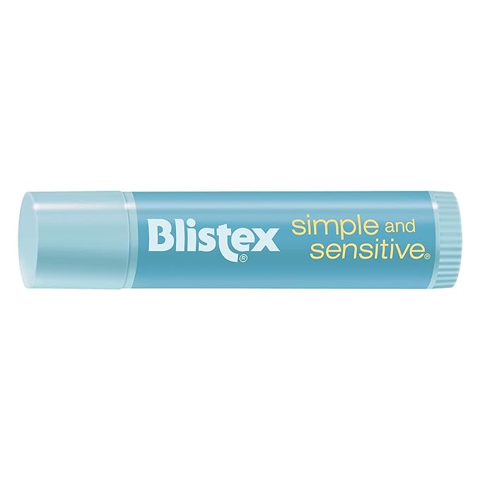 Blistex Simple and Sensitive Hypo-allergenic, Non-irritating Lip Moisturizer, (5-pack)-BrightBean Baby