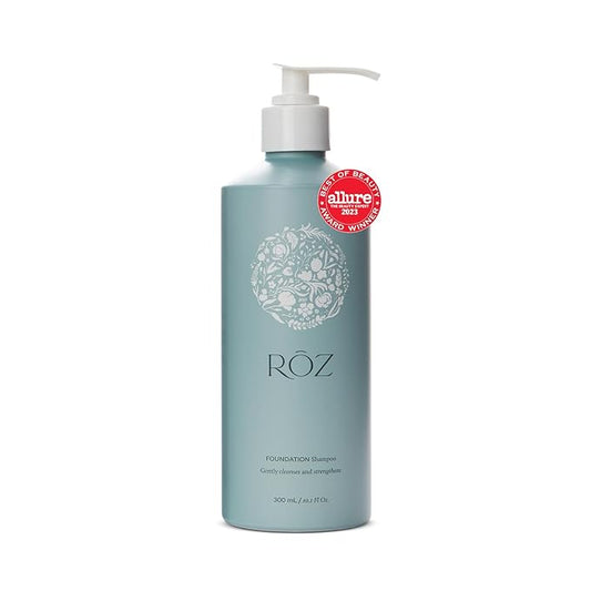 RŌZ Foundation Shampoo For All Hair Types & Textures | Hydrating, Balancing & Cleansing For Healthy Hair| Vegan, Color-Safe, Free of Silicone, Paraben, SLS | Strengthens & Nourishes 10.1 oz/300 mL-BrightBean Baby
