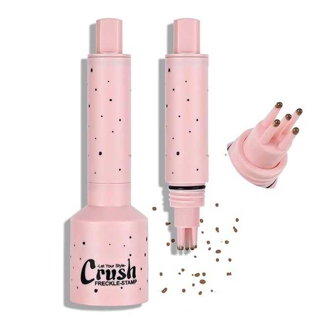 Freckles Stamp Pen, Resistant Faux Liquid Freckle Makeup, Waterproof Sweatproof Quick Dry Long Lasting, Natural Lifelike Sunkissed Matte Finish Fake Freckle Pen-LIGHT-BrightBean Baby