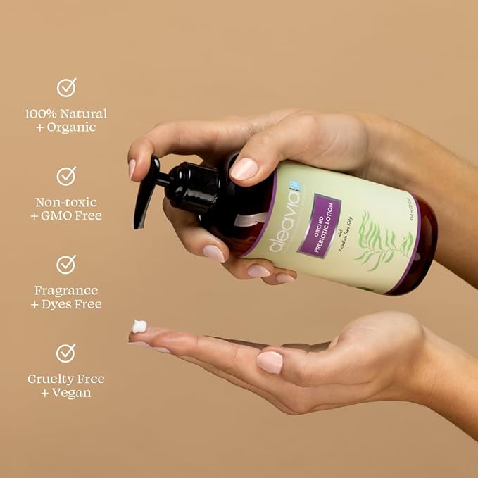 Aleavia Orchid Prebiotic Body Lotion – Lightly Scented, All-Natural Moisturizing Body Lotion with Organic Essential Oils for Soft, Smooth Skin – 12 Oz-BrightBean Baby