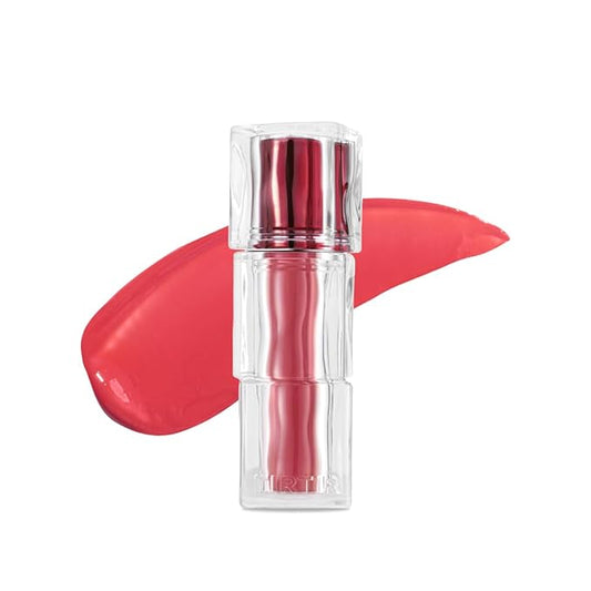 TIRTIR [*Mini Size Waterism Tinted Lip Gloss #17 Aliven, 0.06 Fl Oz – Kiss Ready Lipgloss, 12H Long Lasting Non Sticky Natural Tinted Glow Korean Multiuse Cheek and Lip Tint for Women gift-BrightBean Baby