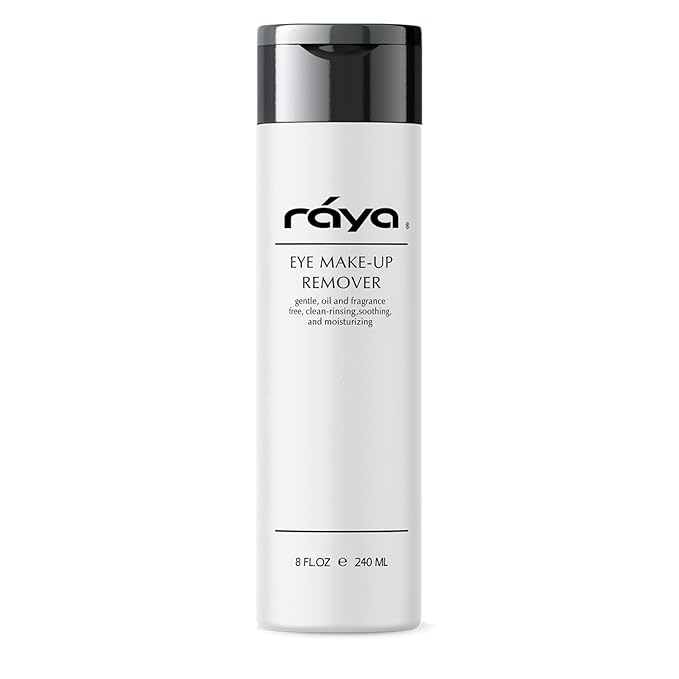 Raya Eye Make-Up Remover 8 oz (105) | Oil-Free, Make-Up Removing Cleansing Fluid | Gently Removes Non-Water-Proof Mascara | Great For Sensitive Skin-BrightBean Baby
