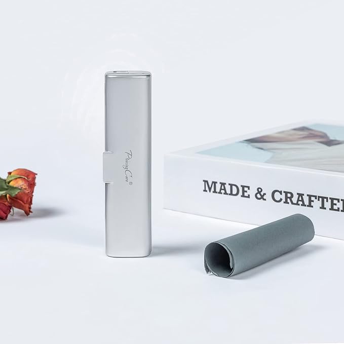 Natural Oil Blotting Paper Roll, Refillable Compact Dispenser No Shine Sheets, Absorb Excess Shine on Face or Scalp Instantly, Men and Women Facial Skin Care or Make Up Must Have (Bamboo Charcoal)-BrightBean Baby