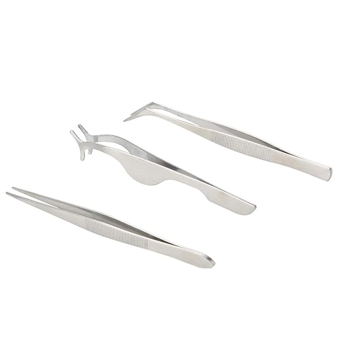 5 Pairs Under Eye Pads With Eyelash Holder Pallet and Brush and Tweezers Set, Lint Lash Extension Eye Gel Patches for Eyelash Extension Eye Mask Beauty Tool-BrightBean Baby