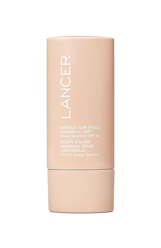 Lancer Skincare Sheer Fluid Sun Shield, Broad-Spectrum SPF 30 Sunscreen, 2 Fl Oz-BrightBean Baby