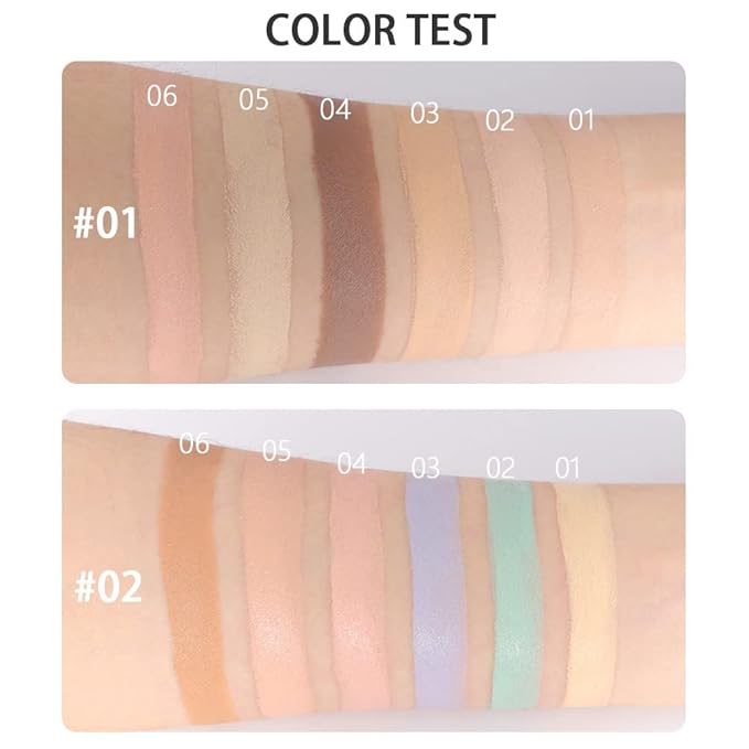 Concealer Cream Makeup Palette Color Corrector,Under Eye Brightener Concealer Dark Circle Concealer Palette,Waterproof Foundation Cream Based Makeup Palette Full Face Contour Kit for Beginners-BrightBean Baby