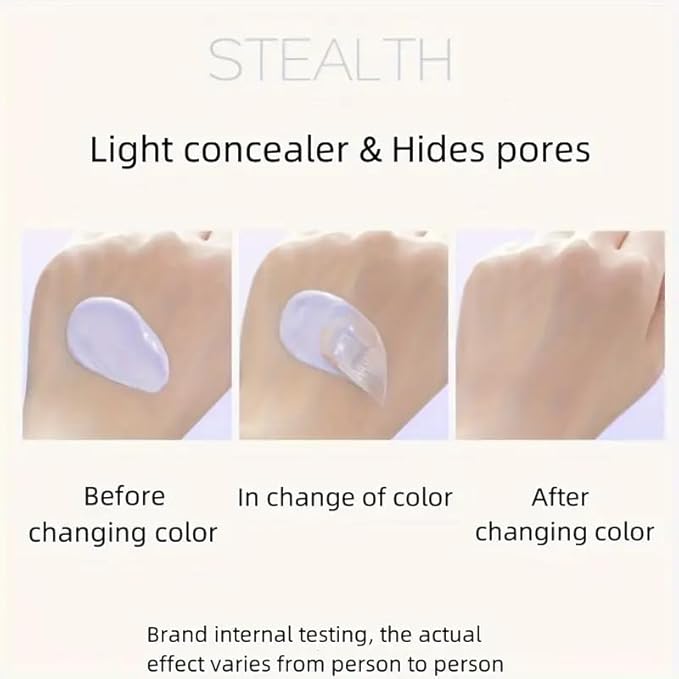 ZEESEA Purple Illuminating Face Primer for Brighten, Base Skin Color Correcting Primer for Poreless, Makeup Application & Hydrating Tinted Glow, Cruelty-Free Long Lasting Power Grip Formula, 1.06 Oz-BrightBean Baby