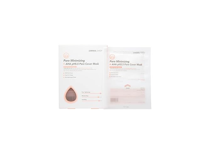 Transparent Pore Reducing Mask AHA pH5.5 Dermal Shop-BrightBean Baby