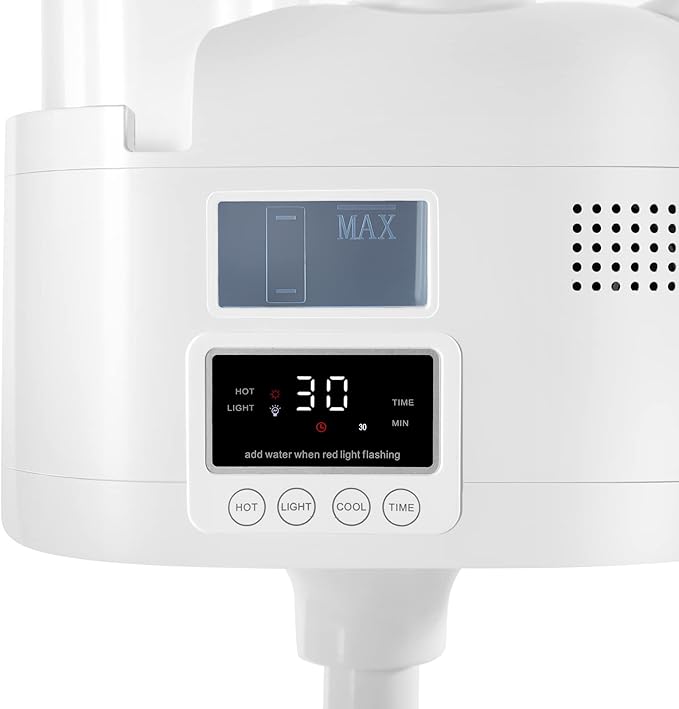 Professional Facial Steamer 3 in 1 Steamer for Face with Hot & Cold Nozzle 5X LED Magnifying Lamp Facial Steamer for Esthetician Beauty Face Equipment Use at Home or Salon-BrightBean Baby