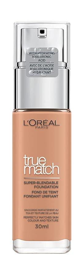 L'Oreal Paris New True Match Foundation 30ml - 5D/5W Golden Sand-BrightBean Baby