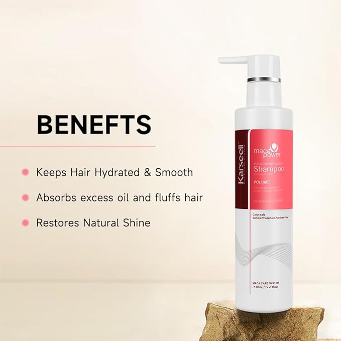 Karseell Volume Shampoo, Lightweight Volume Shampoo For Fine Hair, Adding volume to flat hair 200ml-BrightBean Baby