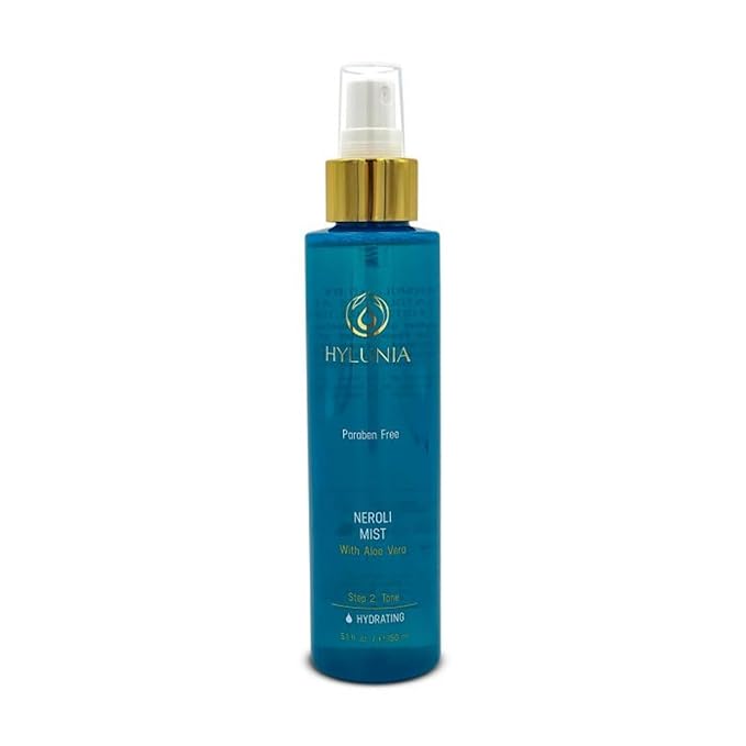 Hylunia Neroli Mist - instant moisturizing spray - Colloidal Silver and Aloe Vera - for younger fresher looking skin - all natural toner-BrightBean Baby