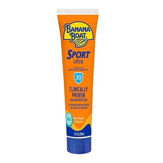 Banana Boat Sport Performance Sunscreen Lotion 30 Spf 1 oz (Pack Of 6)-BrightBean Baby