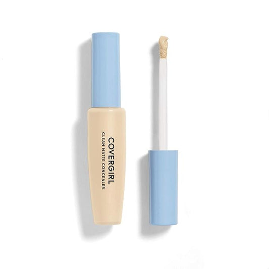 COVERGIRL Clean Matte Concealer, Fair 110, 0.37 Fl Oz, 2 Count-BrightBean Baby