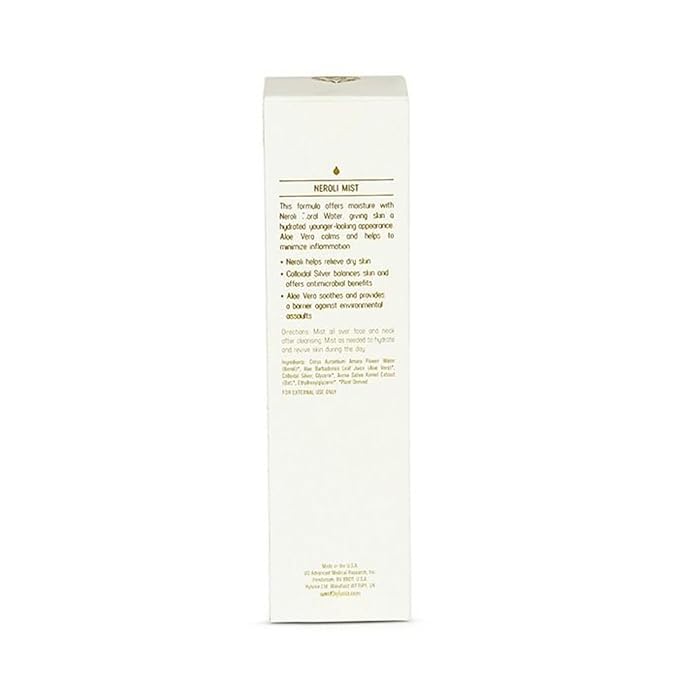 Hylunia Neroli Mist - instant moisturizing spray - Colloidal Silver and Aloe Vera - for younger fresher looking skin - all natural toner-BrightBean Baby