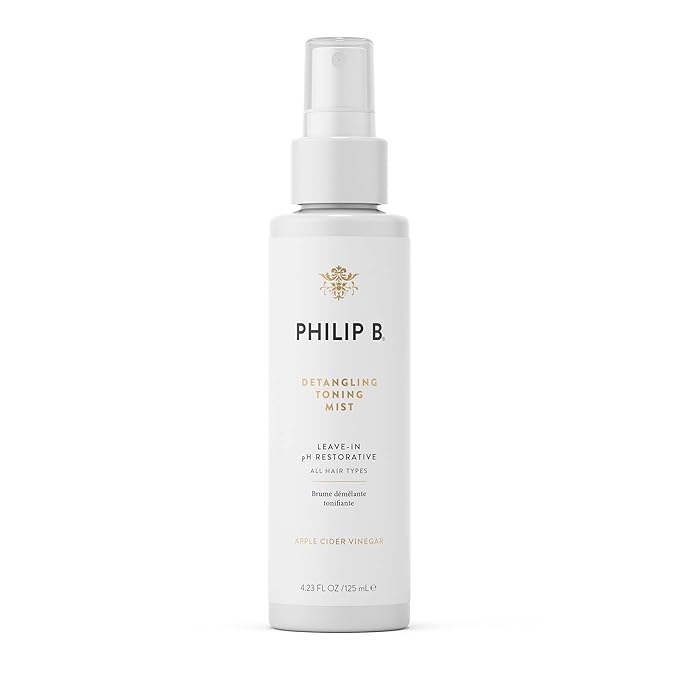 PHILIP B Detangling Toning Mist pH Restorative 4.23 oz. (125 ml) | Un-Tease Tangles, Leaves Hair Glossy, Smooth and Frizz-Free-BrightBean Baby
