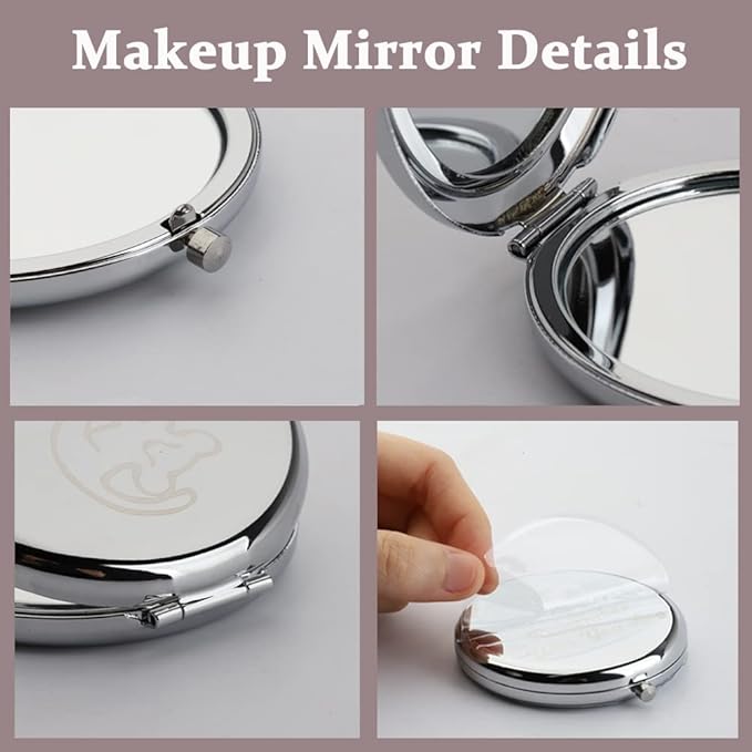 TGBJE Eye Lash Pocket Mirror Lashes Girl Gift I TEND to Lash Out Compact Mirror for Women Girls Beautician Gift (lash out mirror)-BrightBean Baby