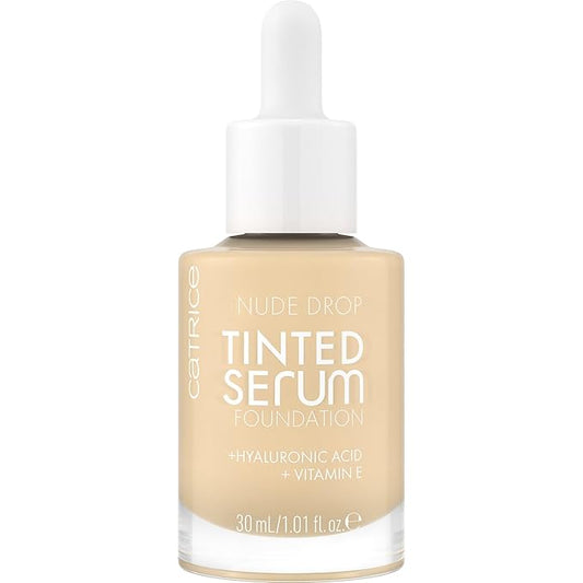 Catrice | Nude Drop Tinted Serum Foundation | Lightweight, Hydrating, Buildable Coverage | Enriched with Hyaluronic Acid & Vitamin E | Vegan & Cruelty Free (010N)-BrightBean Baby