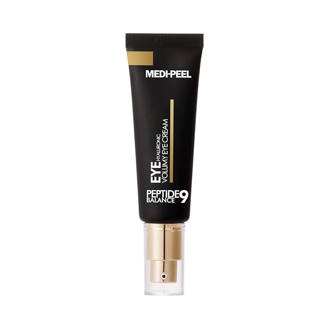 Medi-Peel Peptide9 Hyaluronic Volumy Eye Cream, Anti-Aging, Brightening, Reduces Wrinkles, Under Eye Bags, Dark Circles & Puffiness Care, Hyaluronic Acids, Enhance Elasticity, Korean Skin Care-BrightBean Baby