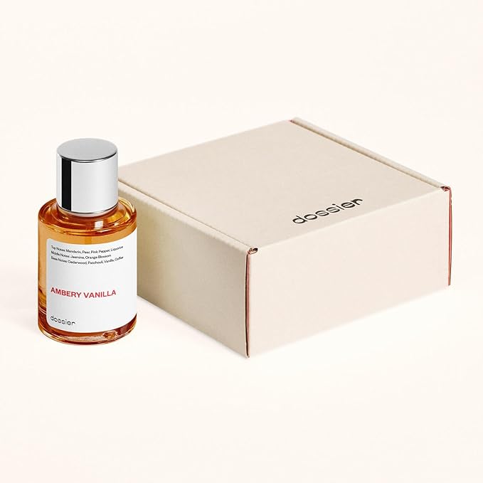 Dossier - Ambery Vanilla 3.4Oz (100ml) - Eau de Parfum - Inspired by YSL's Black Opium - Long-lasting Fragrance - Feminine-BrightBean Baby
